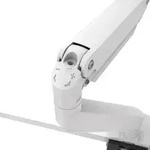 Fellowes Monitorarm Eppa Crossbar wei&szlig; 8 kg mit Tischklemme