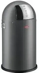 Wesco Abfallsammler Pushboy Junior, M&uuml;lleimer, Abfalleimer, Stahlblech, Graphit