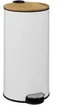 FIVE - Abfalleimer mit Pedal 30L wei&szlig; Natureo