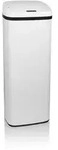 Abfallsammler / M&uuml;lleimer CLEAN V mit Sensor 50L Stahl wei&szlig; hjh OFFICE