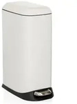Abfallsammler / M&uuml;lleimer CLEAN SLIM 20L Stahl wei&szlig; hjh OFFICE