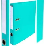 Exacompta 53503E 10x Ordner aus PVC mit 2 Ringen, R&uuml;cken 50mm, 32x29cm f&uuml;r...