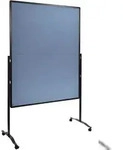 Legamaster PREMIUM PLUS Moderationswand klappbar 150x120cm blau-grau