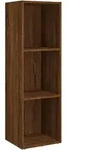 vidaXL B&uuml;cherschrank/TV-Schrank Braun Eichen-Optik 36x30x114 cm
