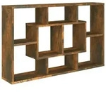 vidaXL Wandregal R&auml;uchereiche 85x16x52,5 cm Holzwerkstoff