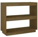 vidaXL B&uuml;cherregal Honigbraun 80x35x71 cm Massivholz Kiefer