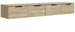 vidaXL Wandschr&auml;nke 2 Stk. Sonoma-Eiche 68x30x20 cm Holzwerkstoff