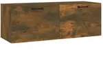 vidaXL Wandschrank R&auml;uchereiche 100x36,5x35 cm Holzwerkstoff