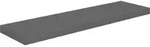 vidaXL Schwebendes Wandregal Hochglanz-Grau 90x23,5x3,8 cm MDF