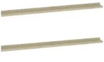 vidaXL Wandregale 2 Stk. Sonoma-Eiche 115x9x3 cm