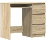 vidaXL Schreibtisch Sonoma-Eiche 90x45x76 cm Holzwerkstoff