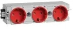 Tehalit Steckdose 3-fach rt GS3000 vrt GS30003020
