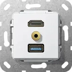 Gira UP Tragring HDMI und USB A 568103