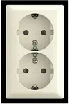 Busch-Jaeger SCHUKO Doppelsteckdose AP 202 EAPBJ-522 2TKA00005532