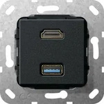Gira UP Tragring HDMI und USB A 567810