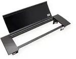 BACHMANN POWER FRAME COVER schwarz ALU 4-fach RAL9005