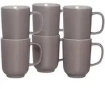 Ritzenhoff & Breker JASPER Kaffeebecher 285 ml taupe 6er Set
