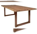 SIT M&ouml;bel Esstisch aus recyceltem Teak, Gestell in antikbraun | B 240 x T 100...