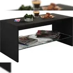VCM Wisal Couchtisch 1 Ablage schwarz.