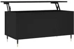 vidaXL Couchtisch Schwarz 90x44,5x45 cm Holzwerkstoff