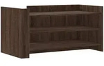 vidaXL Couchtisch Braun Eichen-Optik 100x50x50 cm Holzwerkstoff