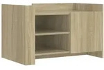vidaXL Couchtisch Sonoma-Eiche 80x50x50 cm Holzwerkstoff