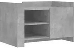 vidaXL Couchtisch Betongrau 80x50x50 cm Holzwerkstoff