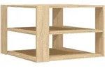 vidaXL Couchtisch Sonoma-Eiche 58x58x40 cm Holzwerkstoff