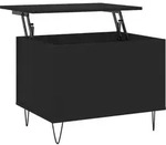 vidaXL Couchtisch Schwarz 60x44,5x45 cm Holzwerkstoff