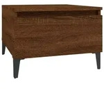 vidaXL Beistelltisch Braun Eichen-Optik 50 x 46 x 35 cm Holzwerkstoff