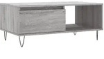 vidaXL Couchtisch Grau Sonoma 90x50x36,5 cm Holzwerkstoff