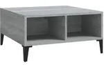 vidaXL Couchtisch Grau Sonoma 60x60x30 cm Holzwerkstoff