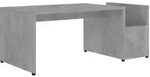 vidaXL Couchtisch Betongrau 90x45x35 cm Holzwerkstoff
