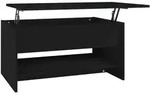 vidaXL Couchtisch Schwarz 80x50x40 cm Holzwerkstoff