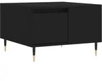 vidaXL Couchtisch Schwarz 55x55x36,5 cm Holzwerkstoff