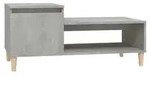 vidaXL Couchtisch Betongrau 100x50x45 cm Holzwerkstoff