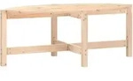 vidaXL Couchtisch 118x63x45 cm Massivholz Kiefer