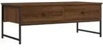 vidaXL Couchtisch Braun Eichen-Optik 101x49x39,5 cm Holzwerkstoff