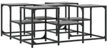 vidaXL Couchtisch Grau Sonoma 91x91x40 cm Holzwerkstoff