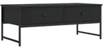 vidaXL Couchtisch Schwarz 101x49x39,5 cm Holzwerkstoff