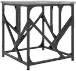 vidaXL Couchtisch Grau Sonoma 45x45x47,5 cm Holzwerkstoff