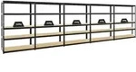PROREGAL Mega Deal | 5x Schwerlastregal Big Elephant S | HxBxT 180x120x45 cm 