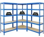 PROREGAL Mega Deal | 1x Eckregal + 2x Schwerlastregal Tiger | Fachlast 175 +...