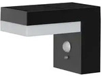 Lumisky CENOVA 1000LM Solar-Sensor-Wandleuchte Stahl Schwarz
