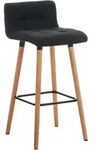 CLP Barhocker Lincoln Stoff schwarz
