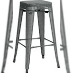 CLP Barhocker Fletcher grau