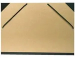 Exacompta Zeichenmappe Kraft Natur mit Gummizugverschluss, 32x45cm f&uuml;r A3