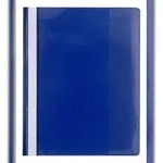 Exacompta 439907B 10x Schnellhefter mit Beschriftungsstreifen aus PVC mit