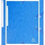 Exacompta 17105H 25x Sammelmappe mit Gummizug und 3 Klappen, Maxi-Kapazit&auml;t,...