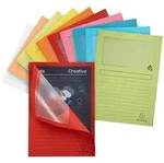 Exacompta 50150E 100er Packung Fenstermappen BAHIA 160g/qm - 22x31 cm - Farben